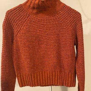 Orange crop sweater
